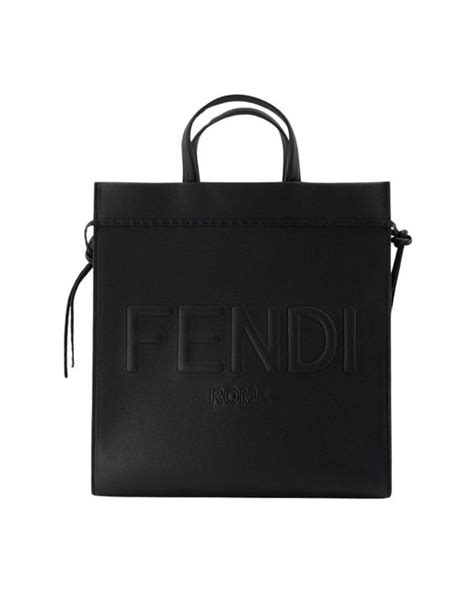 fendi flip top bag|Fendi black tote bag.